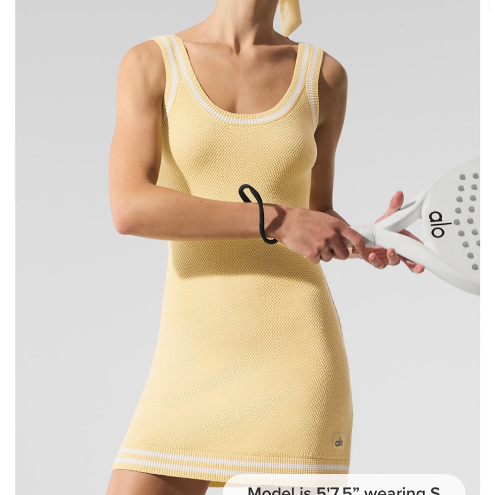 NWT- ALO Yoga Tennis Club Sweater Knit Dress
